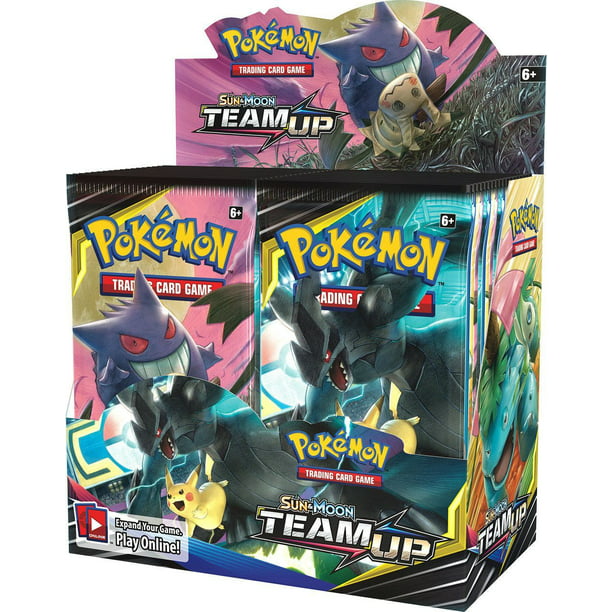 Pokemon Sun & Moon Team up 3 Card Booster Packs Set of 15 Fast Ship for sale online